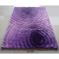 Silk Shaggy 3D Tapis avec Design